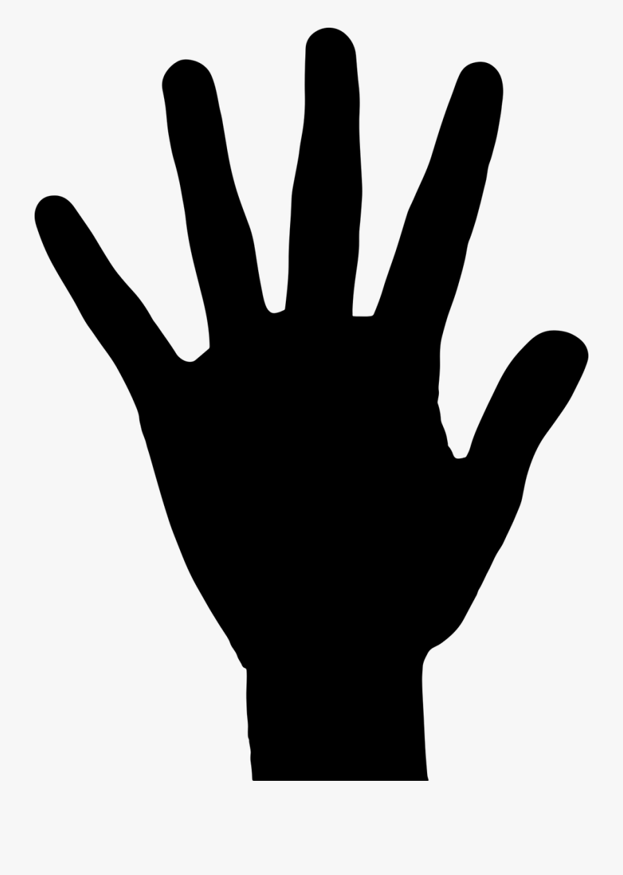 Sign Language Silhouette At Getdrawings - Hand Png Silhouette, Transparent Clipart