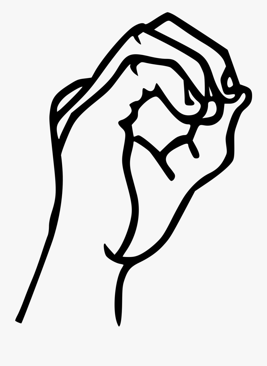 O Handshape In Sign Language, Transparent Clipart