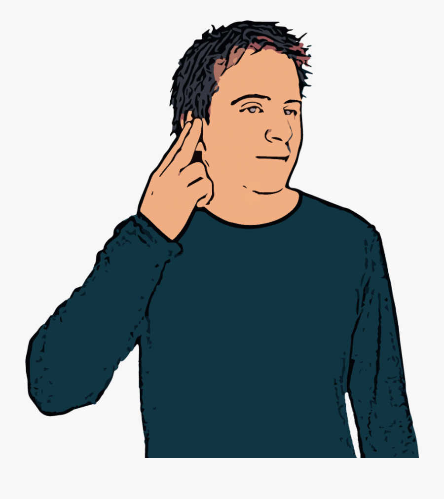 British Sign Language - British Sign Language Deaf, Transparent Clipart