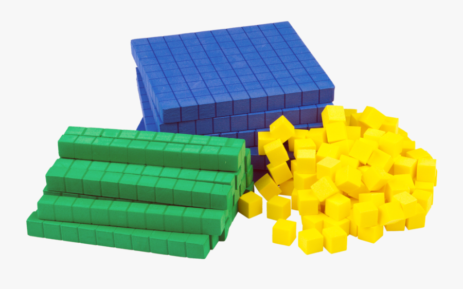 Base Ten Blocks Transparent, Transparent Clipart