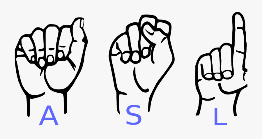 American Sign Language Day, Transparent Clipart