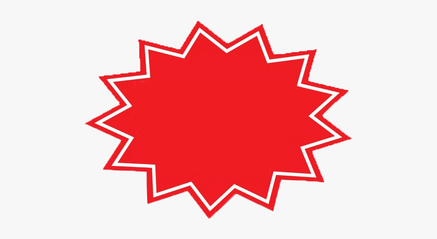 Red Starburst Png - Transparent 50 50 Raffle, Transparent Clipart
