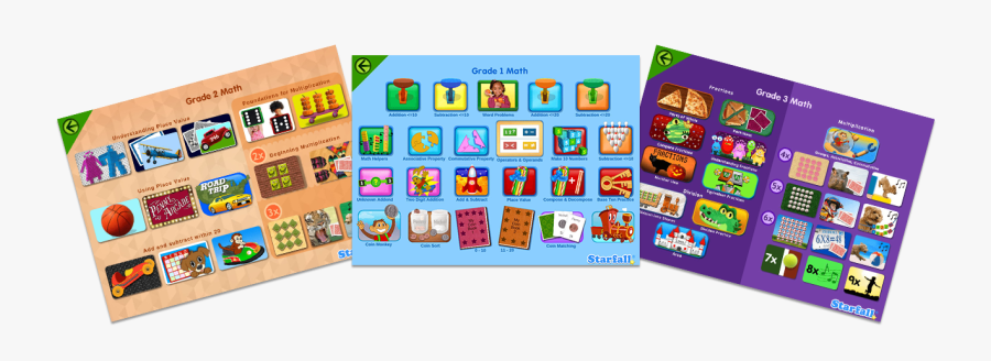 Starfall Grade 1 Math, Transparent Clipart