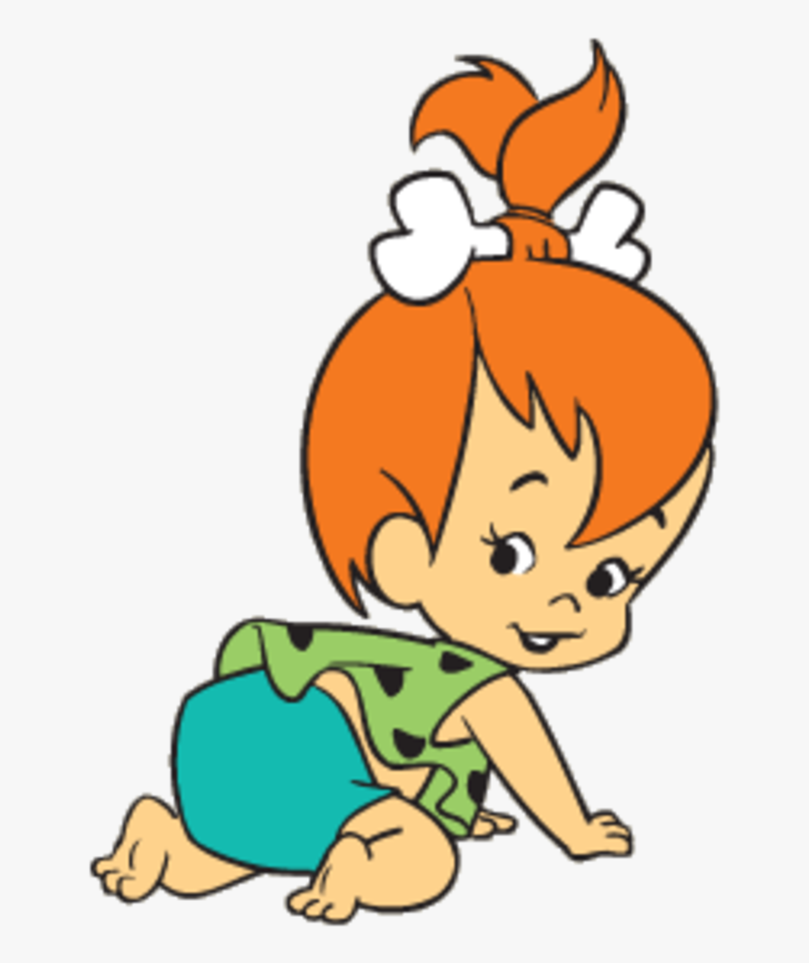 Flintstones Cliparts - Pebbles Flintstone, Transparent Clipart