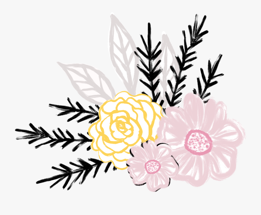 #floral #flower #flowers #weeds #plants #nature #designs - Artificial Flower, Transparent Clipart