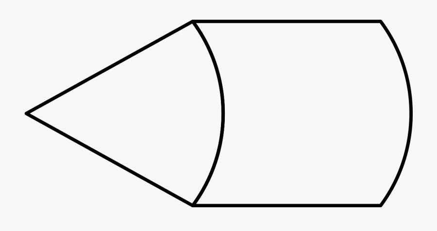 Cone And Cylinder - Line Art, Transparent Clipart