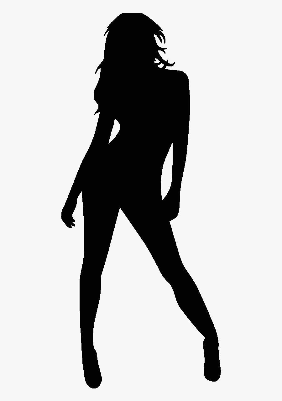 Stripper With Pole Decal Sticker Striptease Strip Dancer - Teen Girl Silhouette Png, Transparent Clipart
