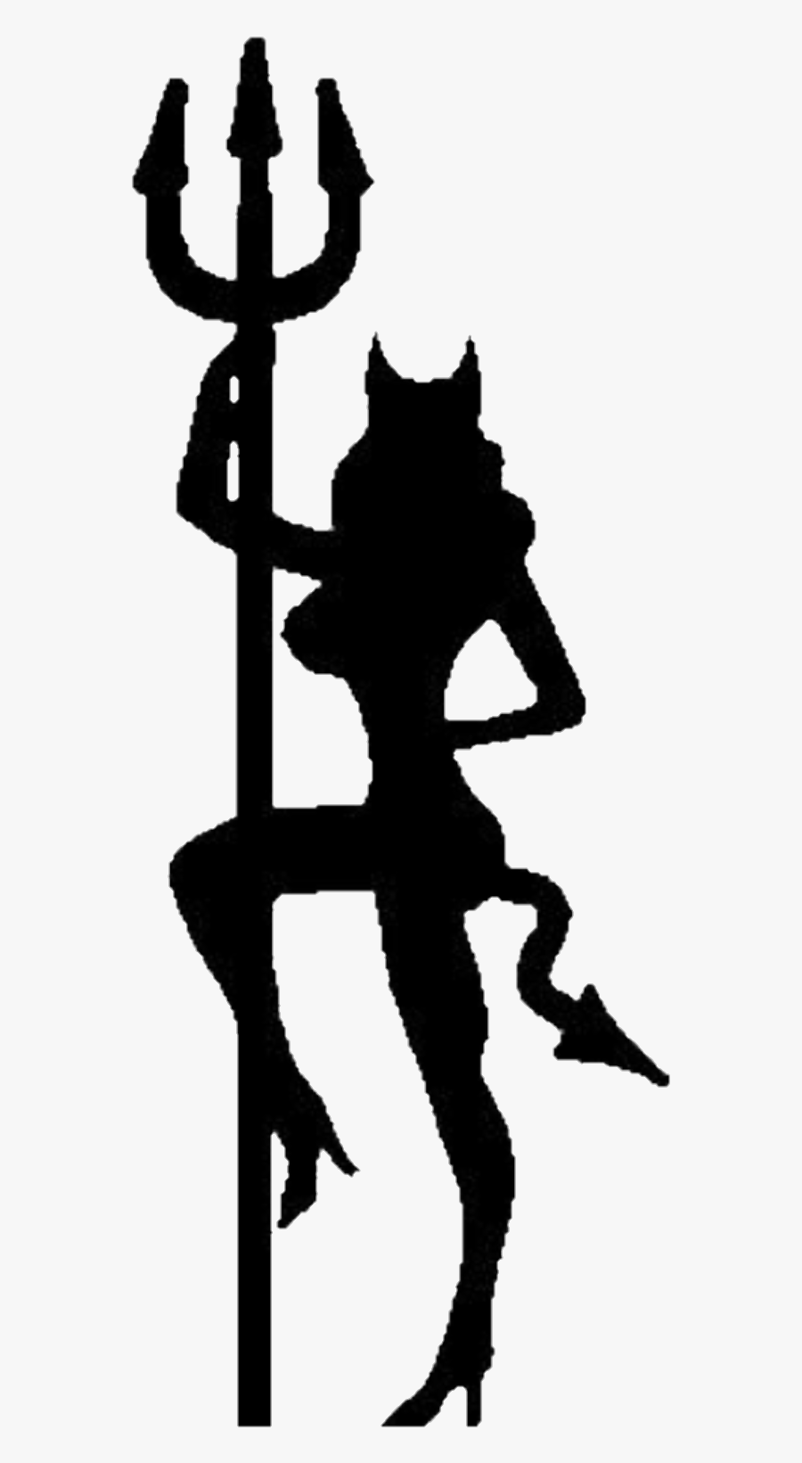 Woman Devil Shedevil Sexy Lady Girl Girls - Strip Club Choppers Logo, Transparent Clipart