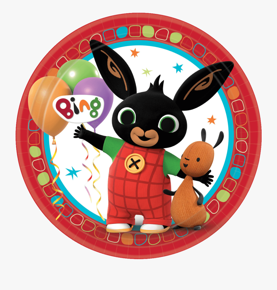 Bing Paper Plates - Bing Coniglietto, Transparent Clipart