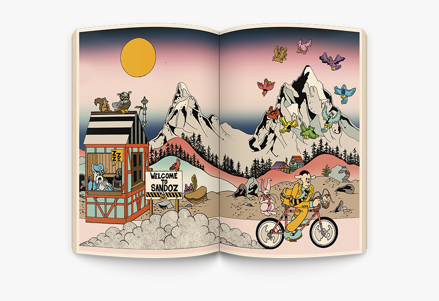 Brian Blomerth Bicycle Day, Transparent Clipart