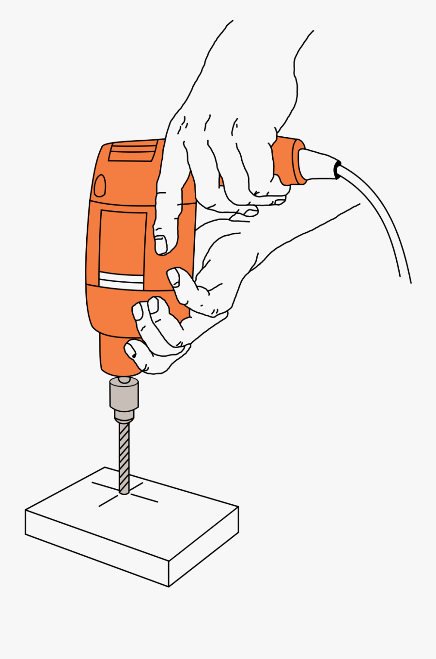 Wiertarka Rysunek, Transparent Clipart