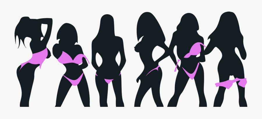 Strippers Vector, Transparent Clipart