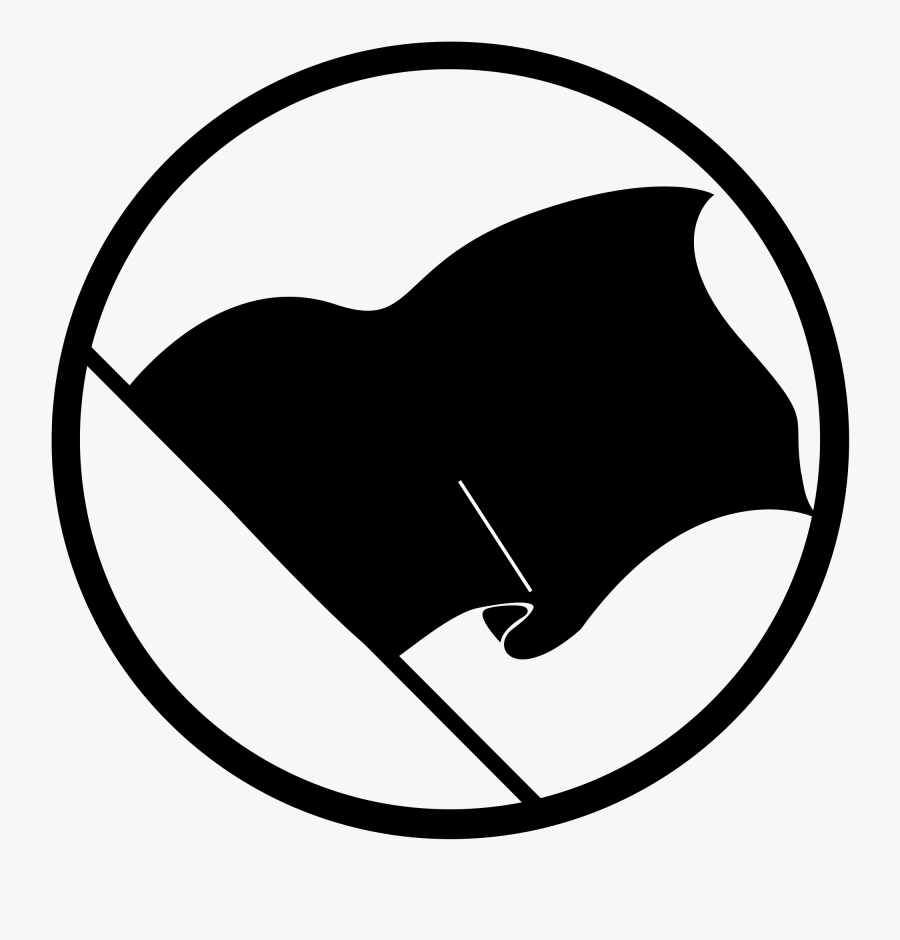 Black Anarchism Flag, Transparent Clipart