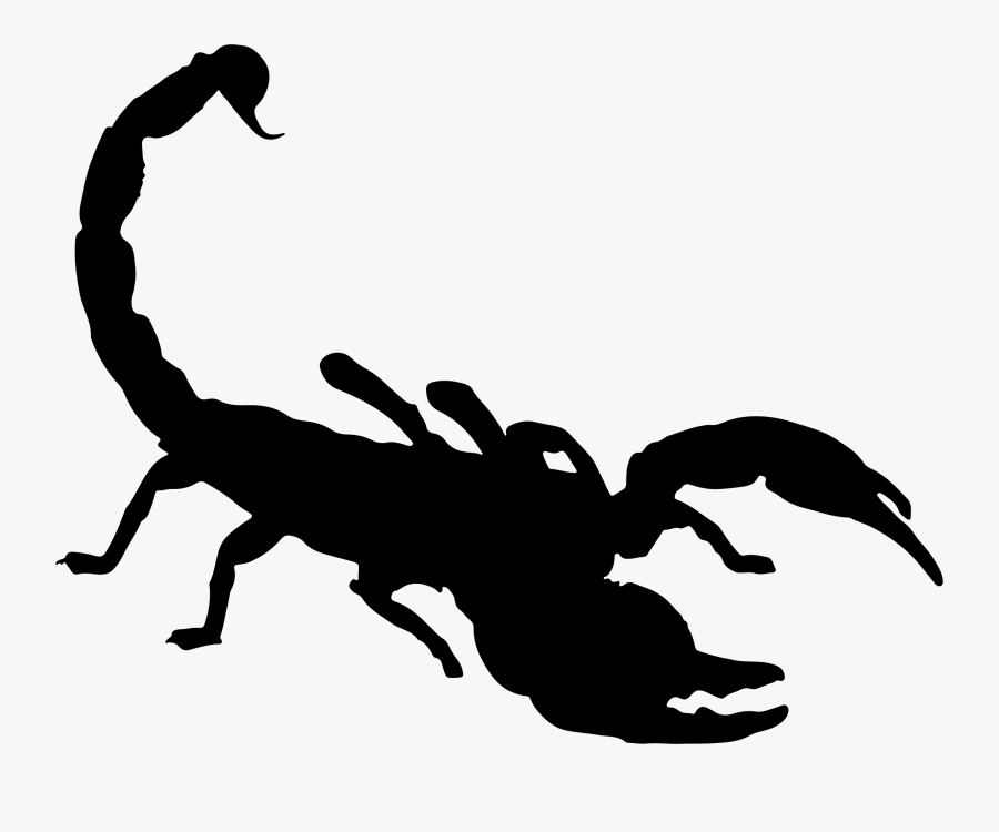 Scorpion Silhouette Clip Art - Scorpion Silhouette Png, Transparent Clipart