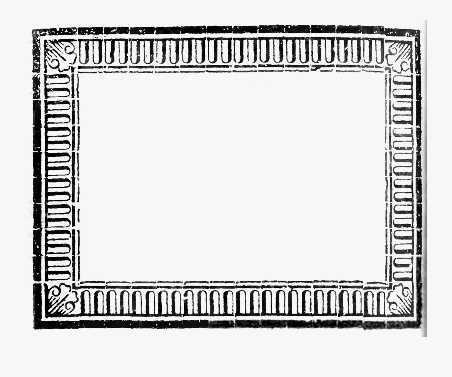 Day A Pastoral P10 Onlyframe - Clip Art Books Border, Transparent Clipart