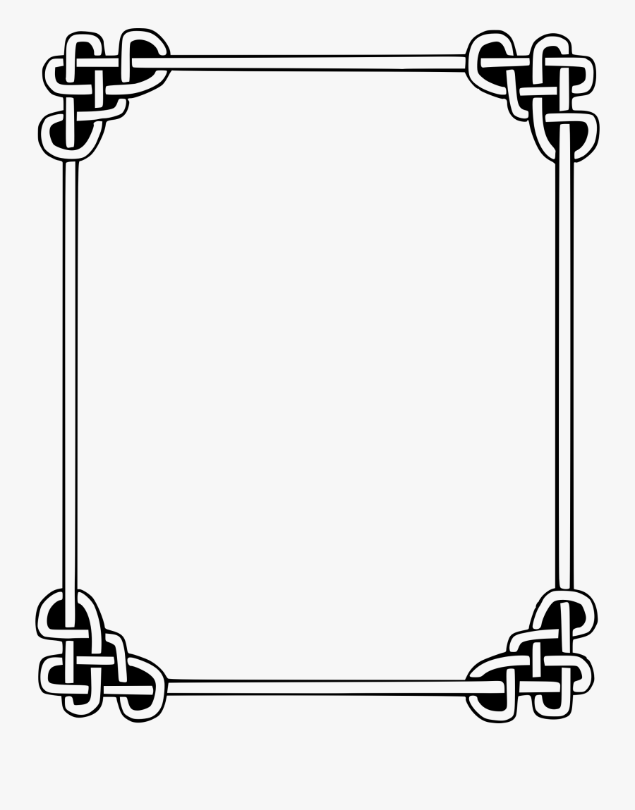 Transparent Border Design Clipart - Celtic Knot Border Png, Transparent Clipart