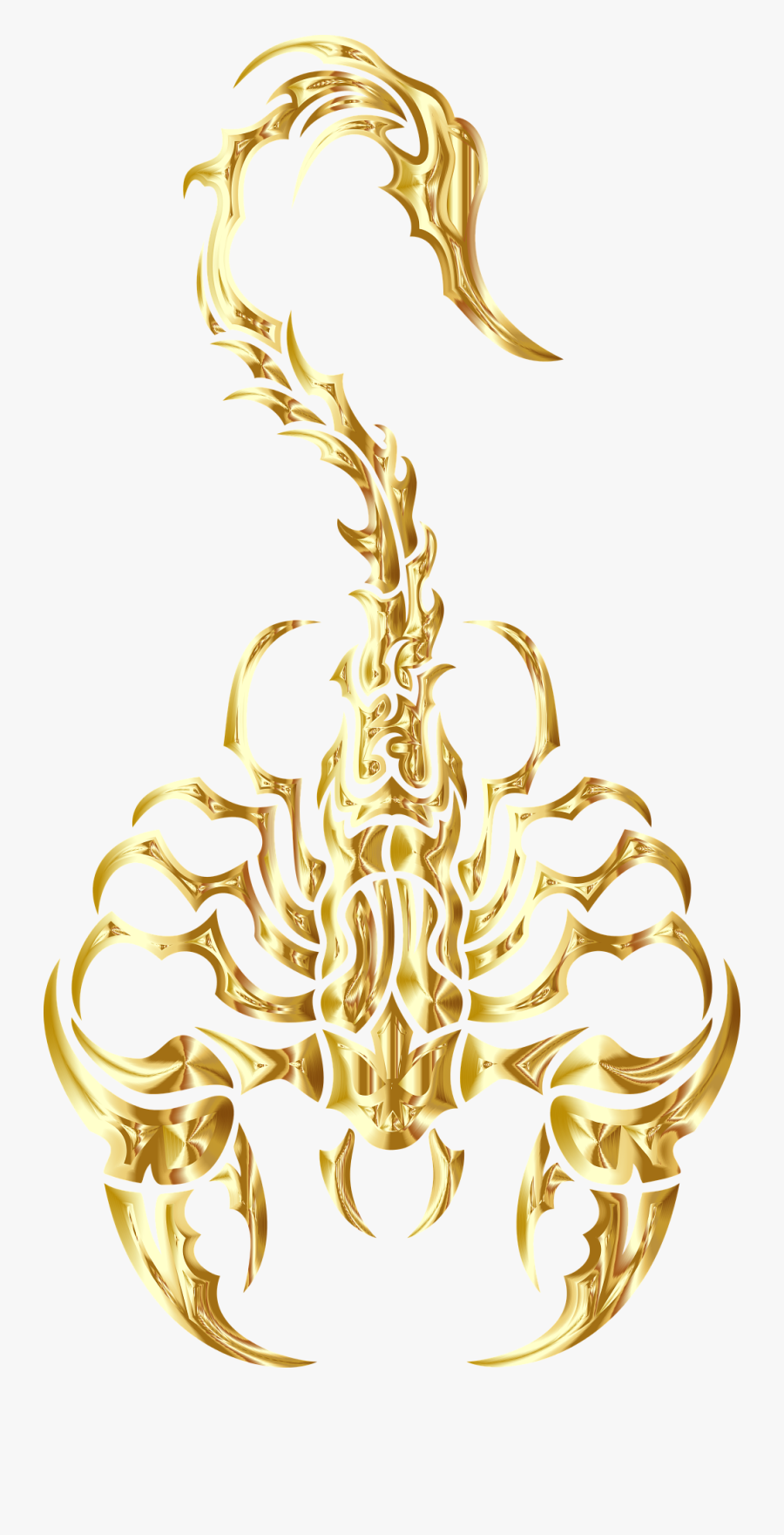Transparent Scorpion Clipart - Scorpion Gold, Transparent Clipart
