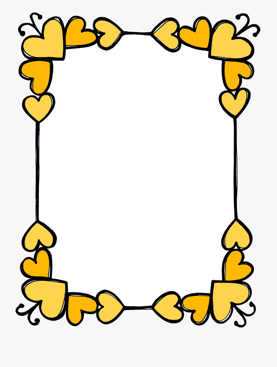 Border Designs On Paper, Transparent Clipart