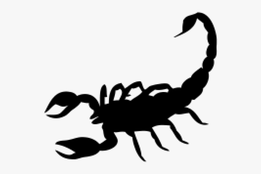 Scorpion Png Free Download - Solid Black Scorpion Tattoo, Transparent Clipart
