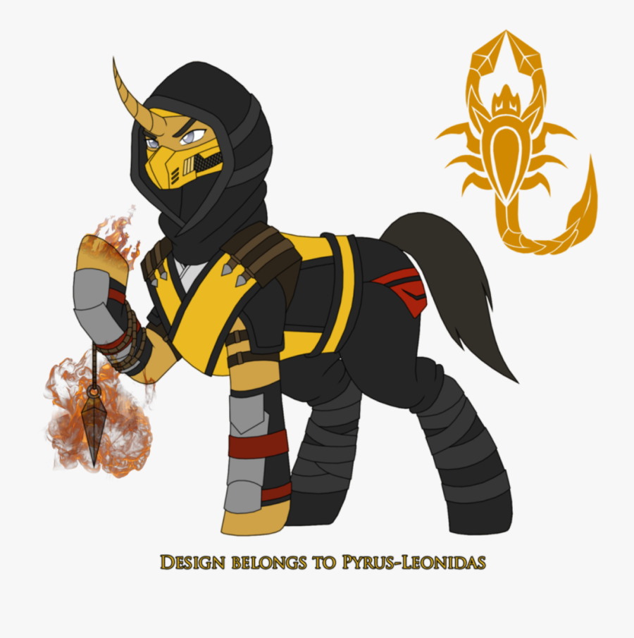 #scorpion #mlp #mk11 #freetoedit - Scorpion My Little Pony, Transparent Clipart