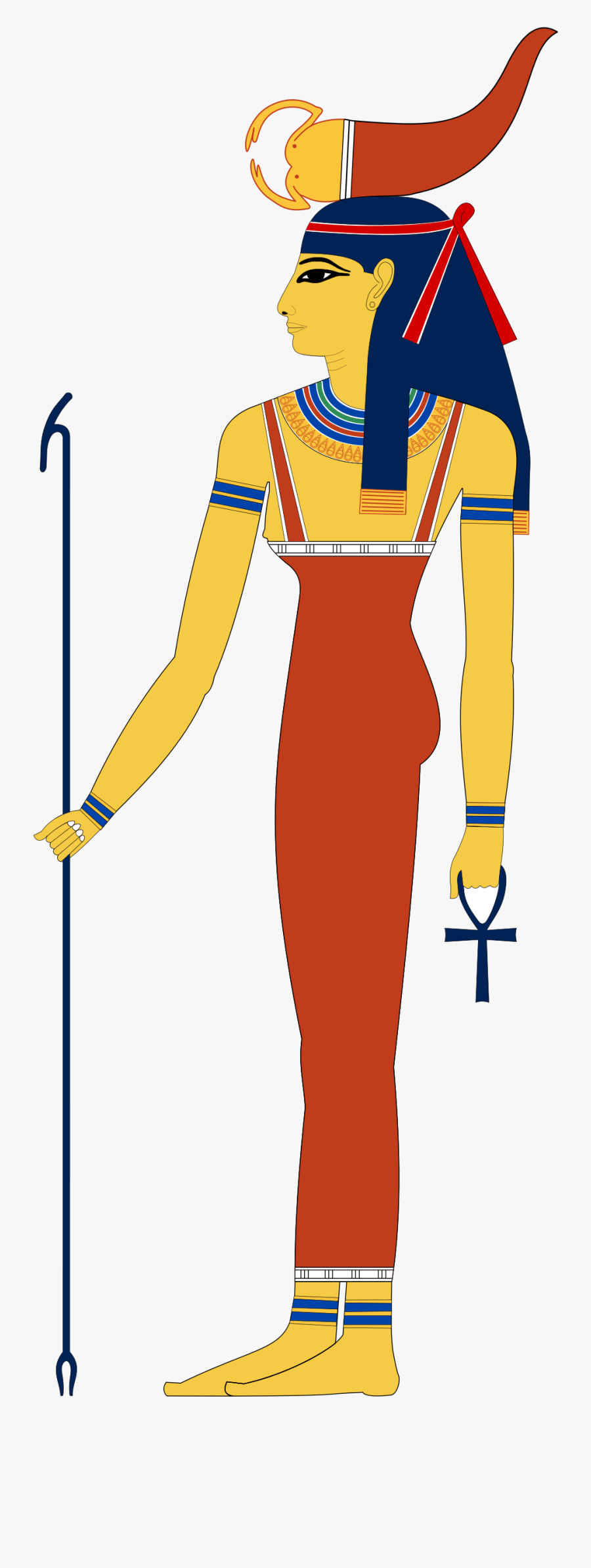 Isis Dios De Egipto, Transparent Clipart