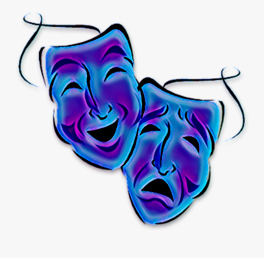 Transparent Theater Masks Png - Színház Maszk, Transparent Clipart