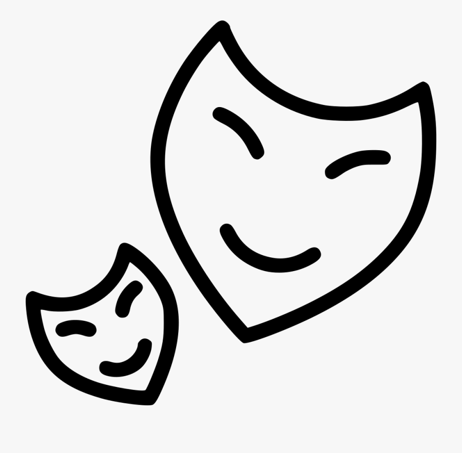 Mask Party Theater Fun Acting Comments, Transparent Clipart