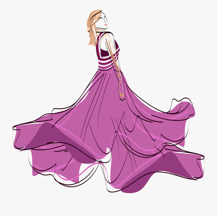 Fashion Designer Clipart - Model Fashion Show Png, Transparent Clipart