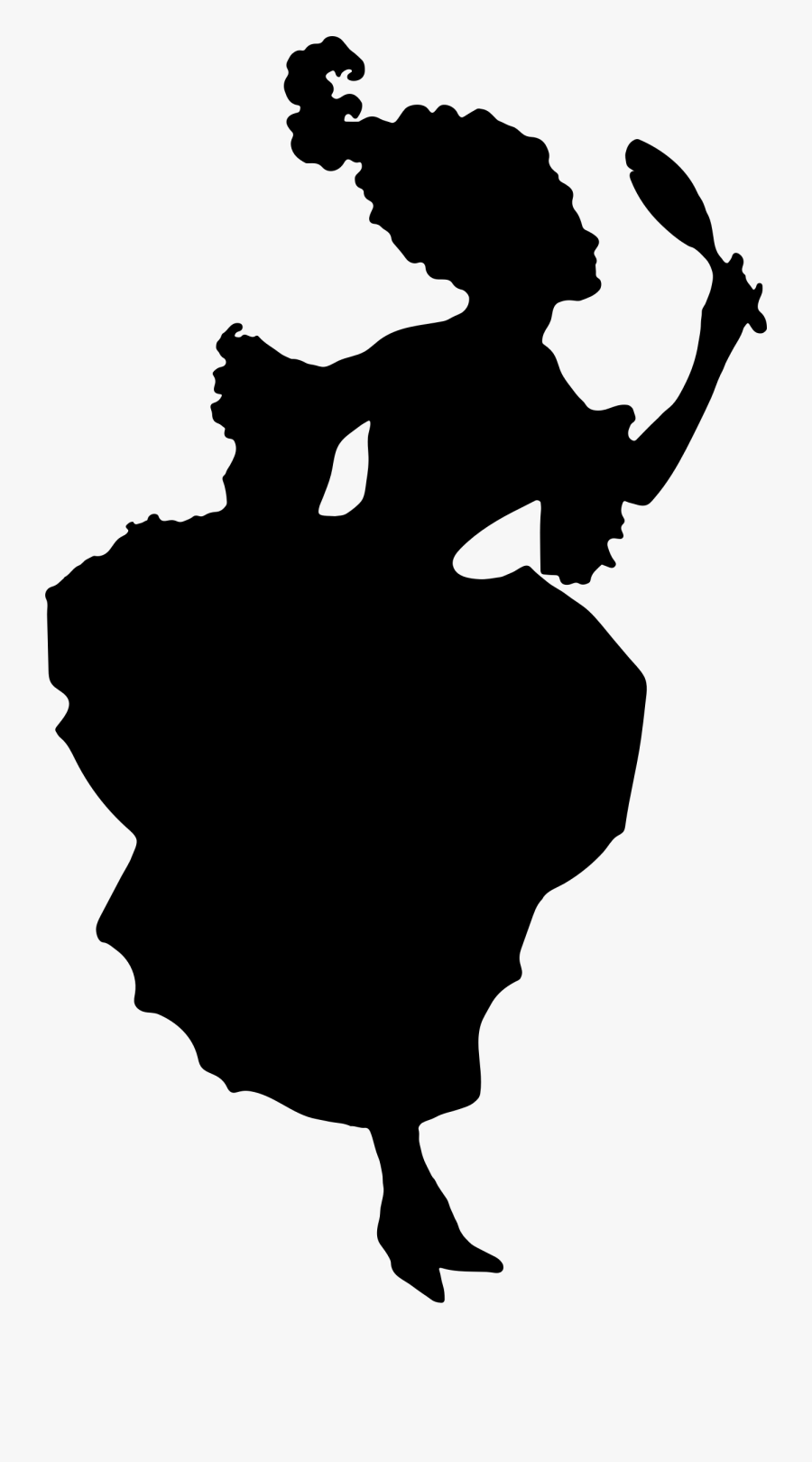 18th Century Fashion Silhouette - 18 Century Women Silhouette, Transparent Clipart