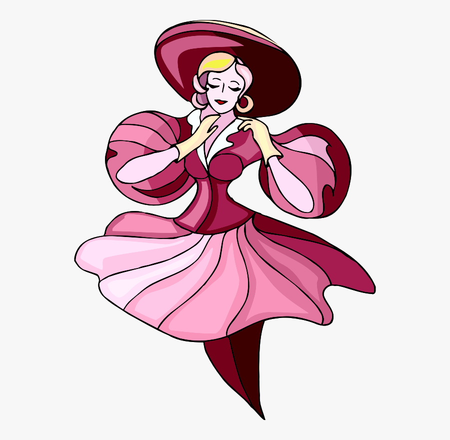 Fashion Woman Clothing Drawing Cartoon Cc0 - 5 Dancers Cartoon, Transparent Clipart