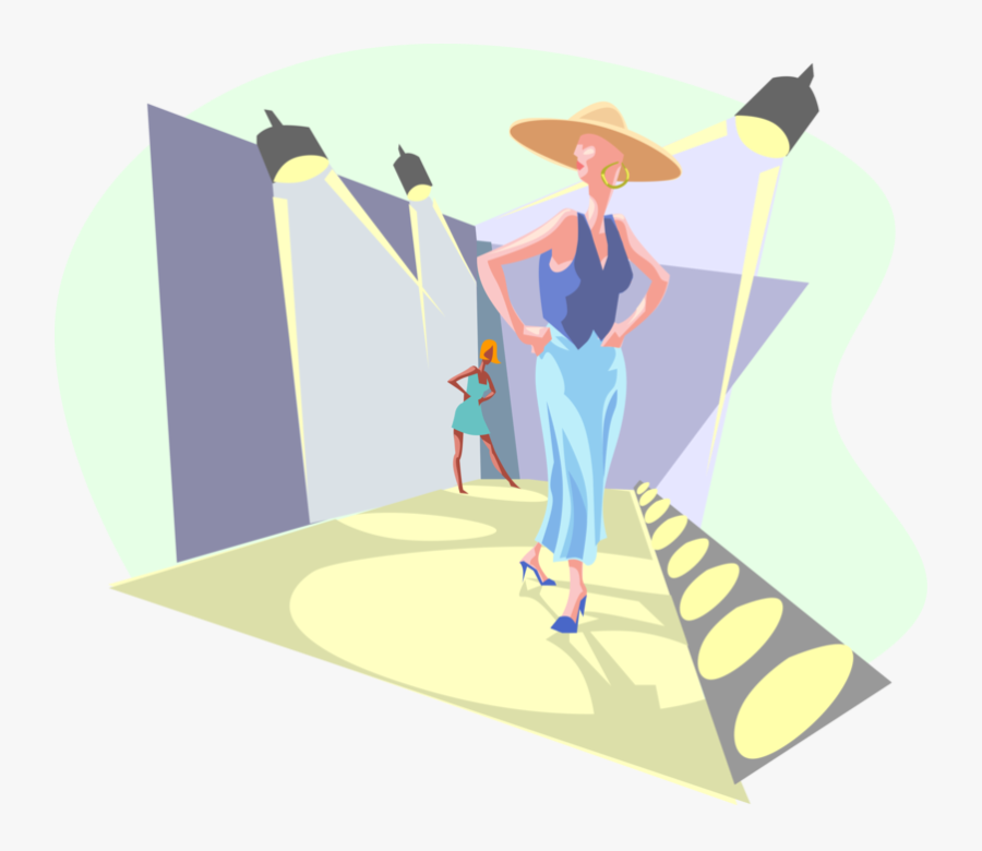 Transparent Fashion Runway Clipart - Fashion Runway Vector, Transparent Clipart