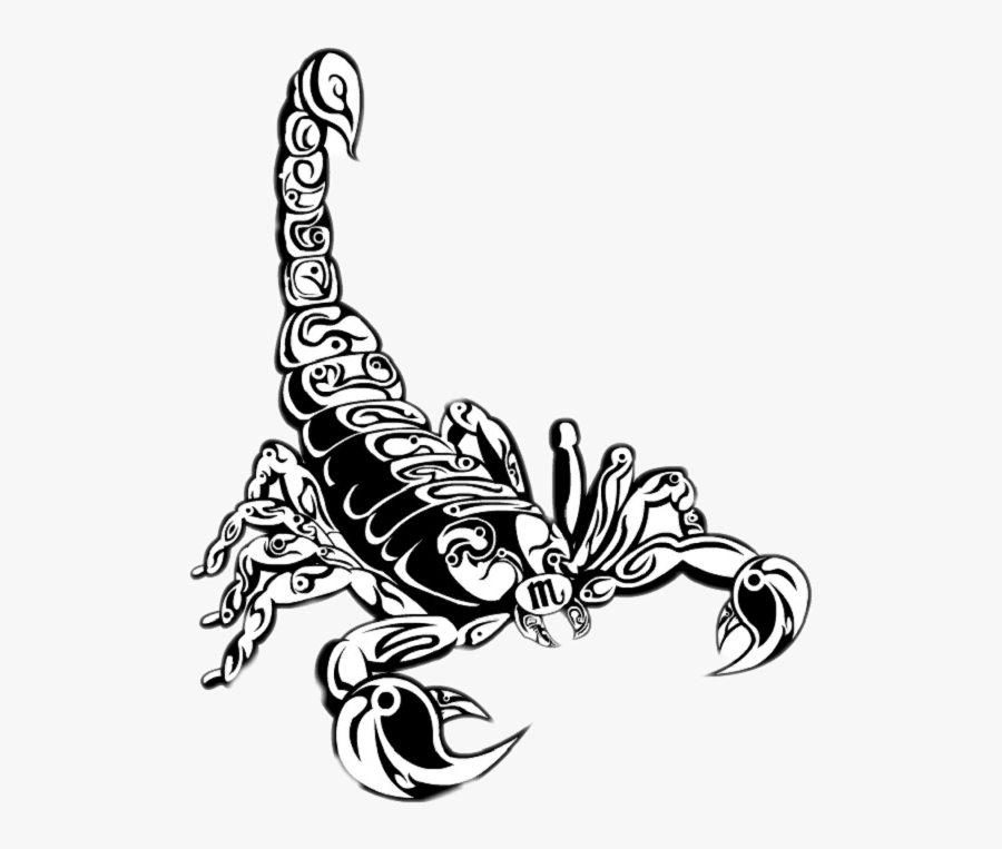 #scorpio #scorpion #zodiac - Tattoos For Men Png, Transparent Clipart
