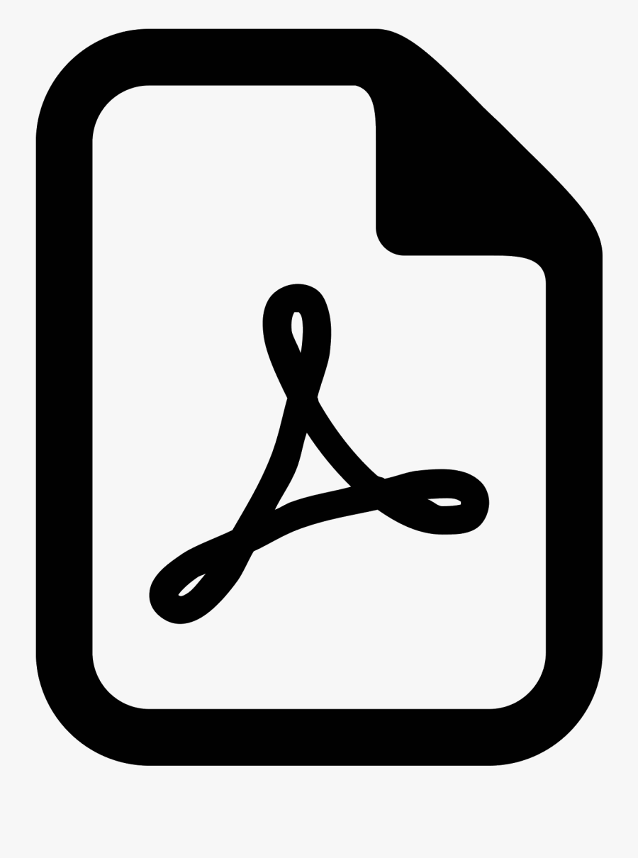 Pdf Logo Black And White , Free Transparent Clipart - ClipartKey