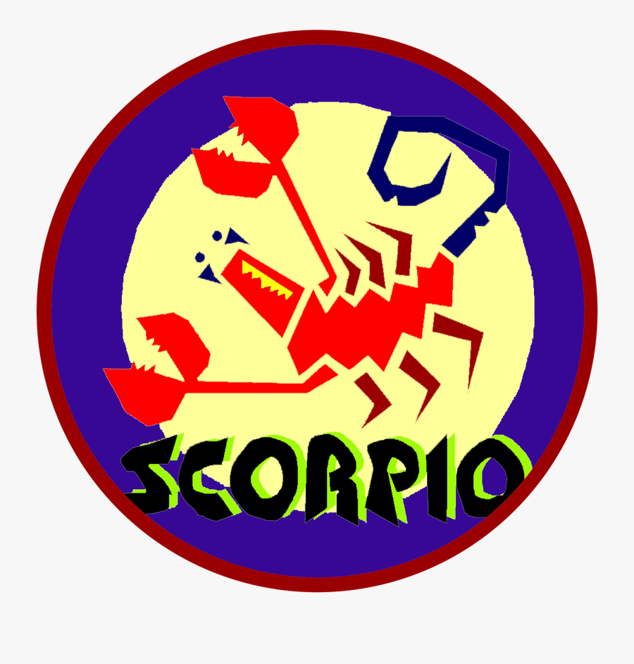 Scorpio Logos With Transparent Background, Transparent Clipart