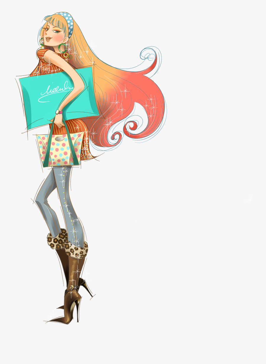 Fashion Women Free Clipart Hd Clipart - Fashion Muñeca Caricatura, Transparent Clipart