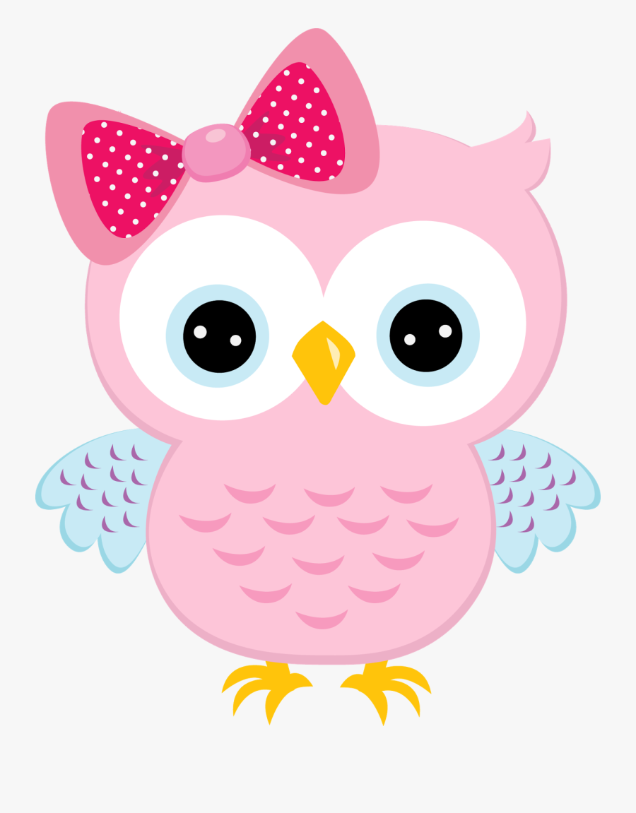 Pink Owl Clip Art, Transparent Clipart