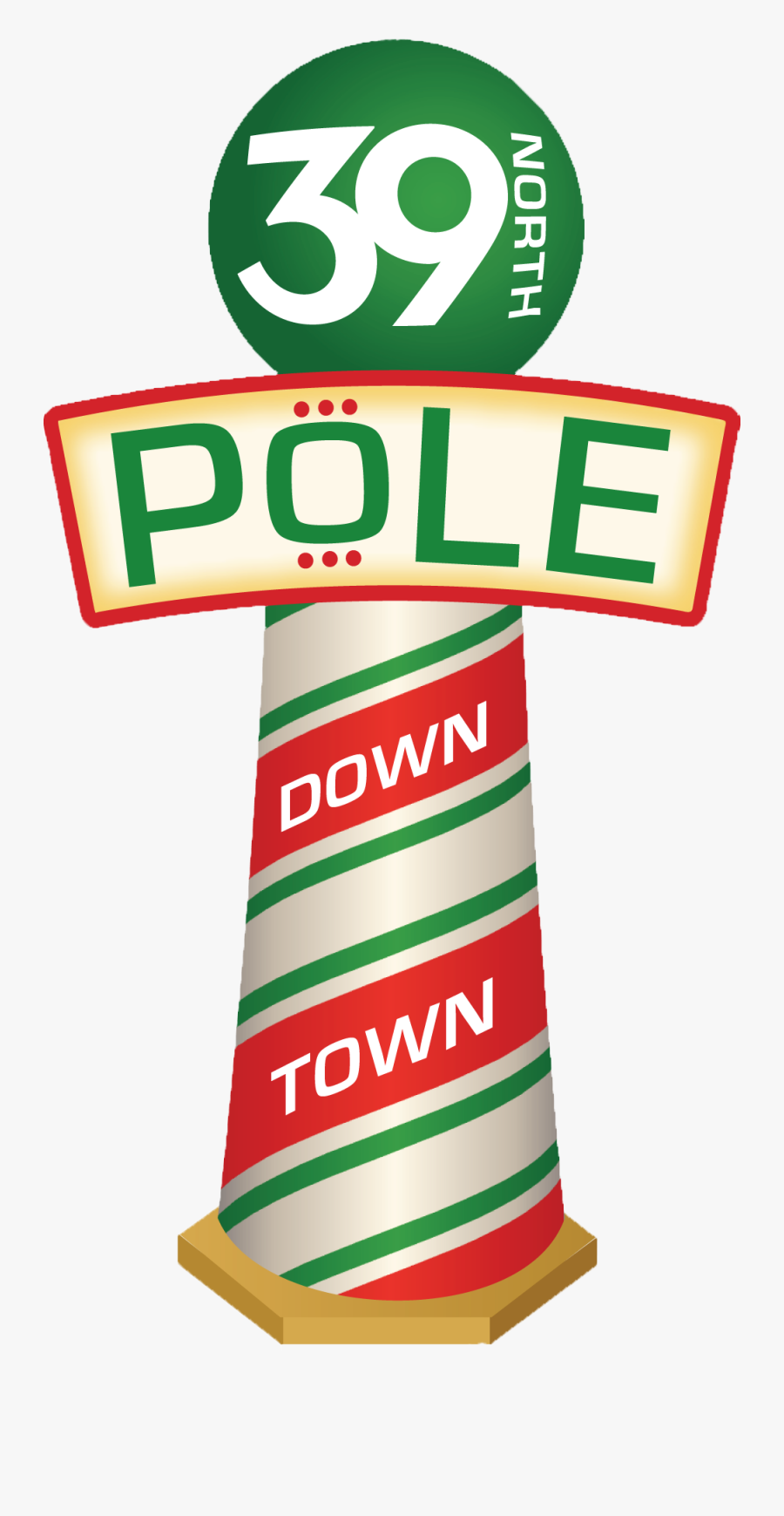 39 North Pole Village, Transparent Clipart