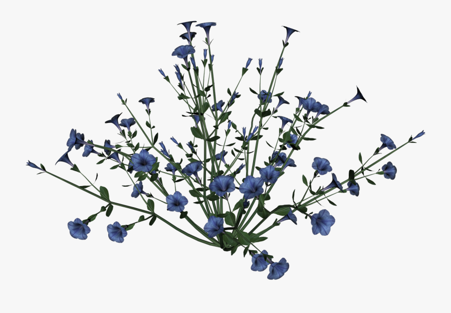 Blue Flowers Clip Art 26 High Resolution Wallpaper - Free Real Flower Png, Transparent Clipart
