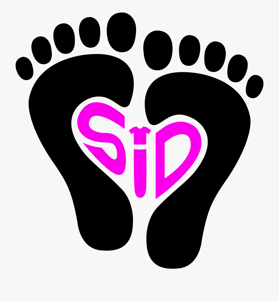 Foot Stencil, Transparent Clipart