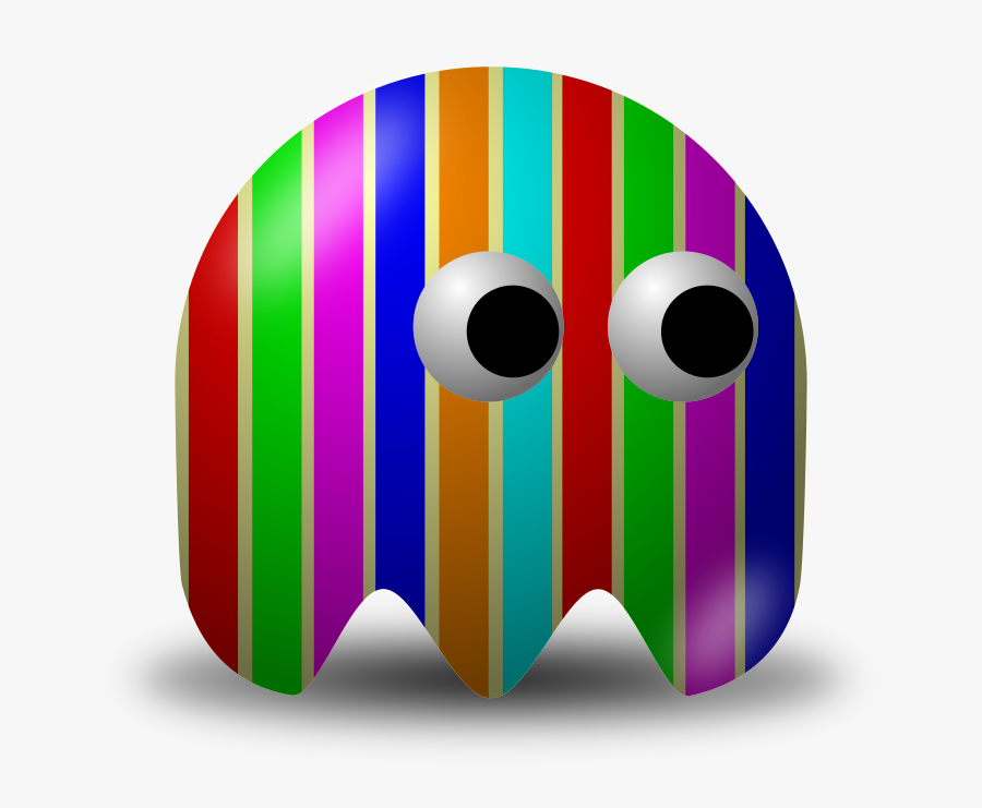 Clipart Game Baddie Stripey Pacman Clip Art Images - Pacman Baddies, Transparent Clipart