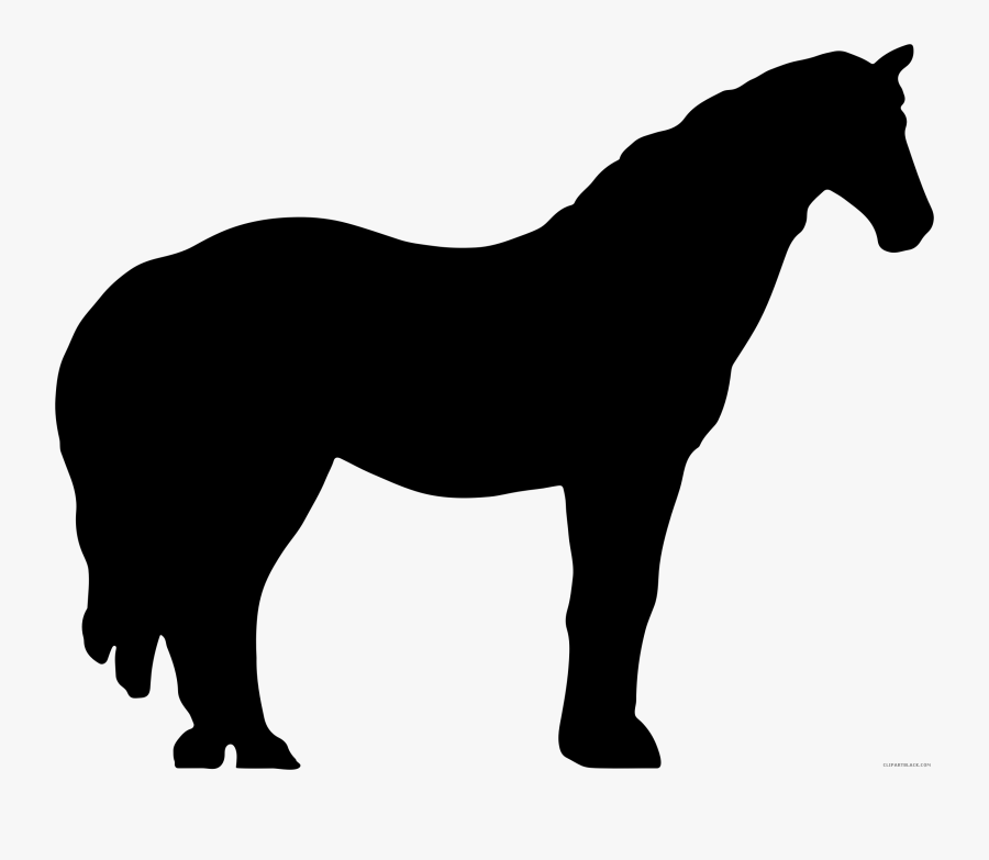 7196 Race Horse Silhouette Clip Art Public Domain Vectors - Cane Corso Clipart Transparent, Transparent Clipart