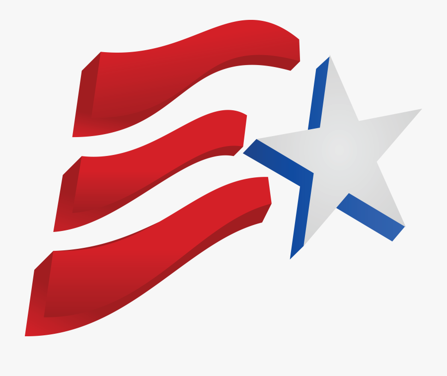 Free Clipart Of A Fourth Of July Star And American - Stars And Stripes Images Clip Art, Transparent Clipart