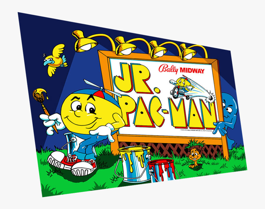 Transparent Now Showing Marquee Clipart - Jr Pac Man, Transparent Clipart