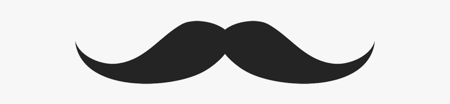 Moustache Rubber Stamps Stamptopia Banner Black And, Transparent Clipart