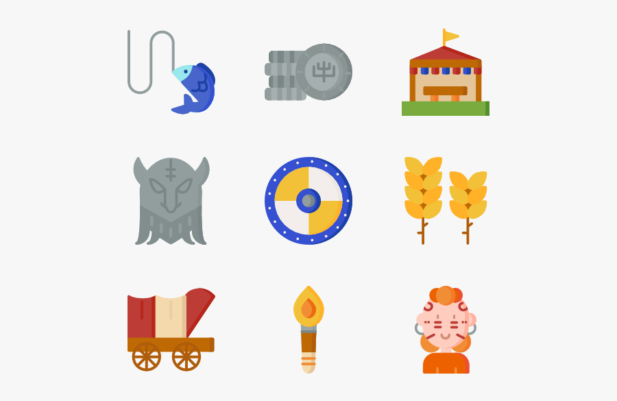 Viking, Transparent Clipart