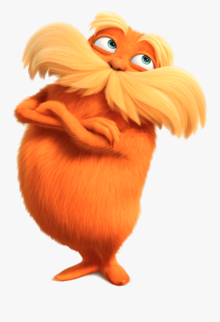 The Lorax Ted Film Clip Art - Lorax Png, Transparent Clipart