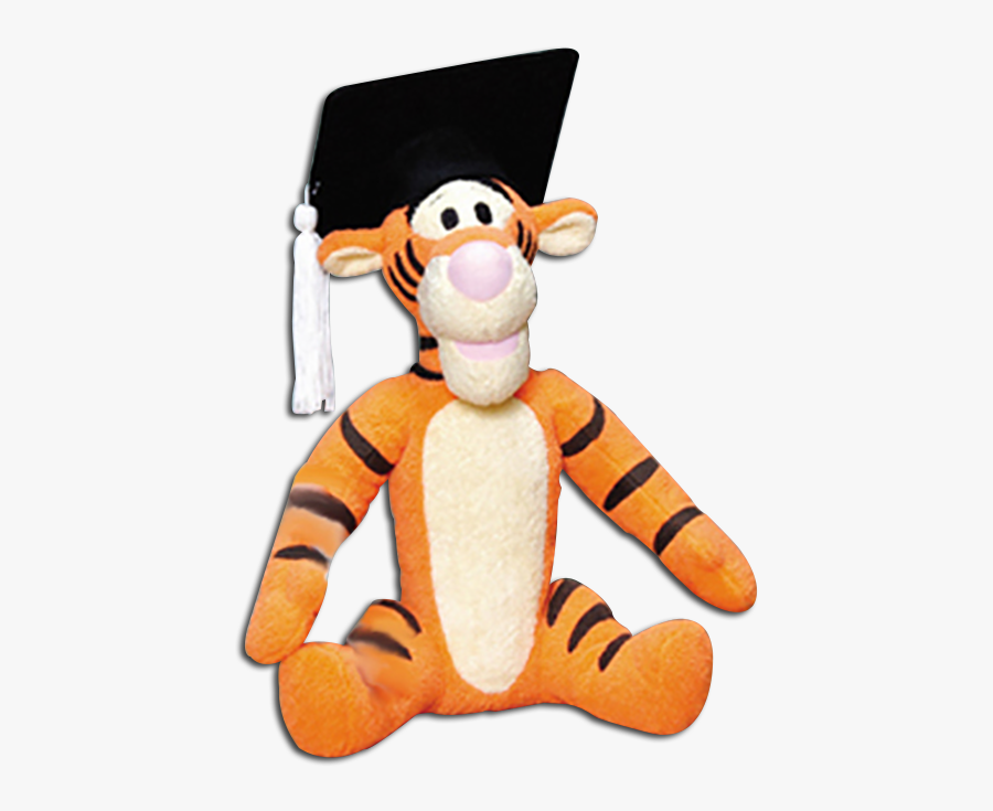 Clipart Lion Stuffed Animal - Tigger Graduation, Transparent Clipart