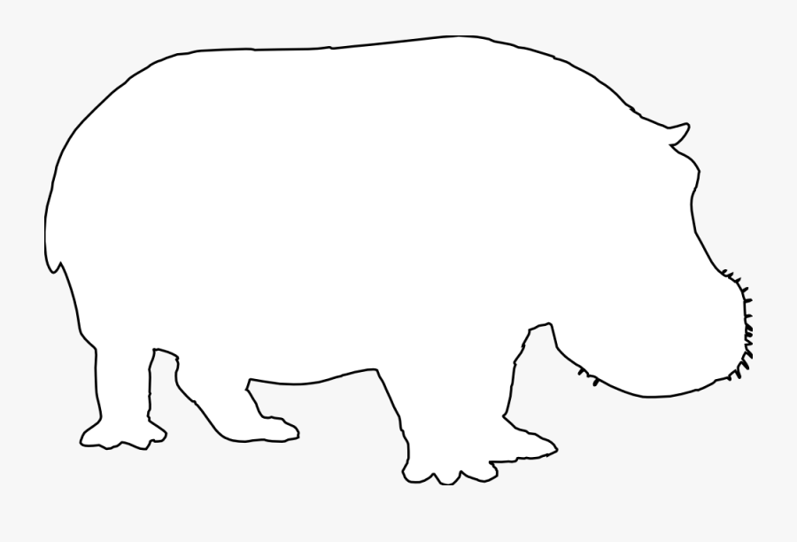 Animal Silhouette White Png, Transparent Clipart