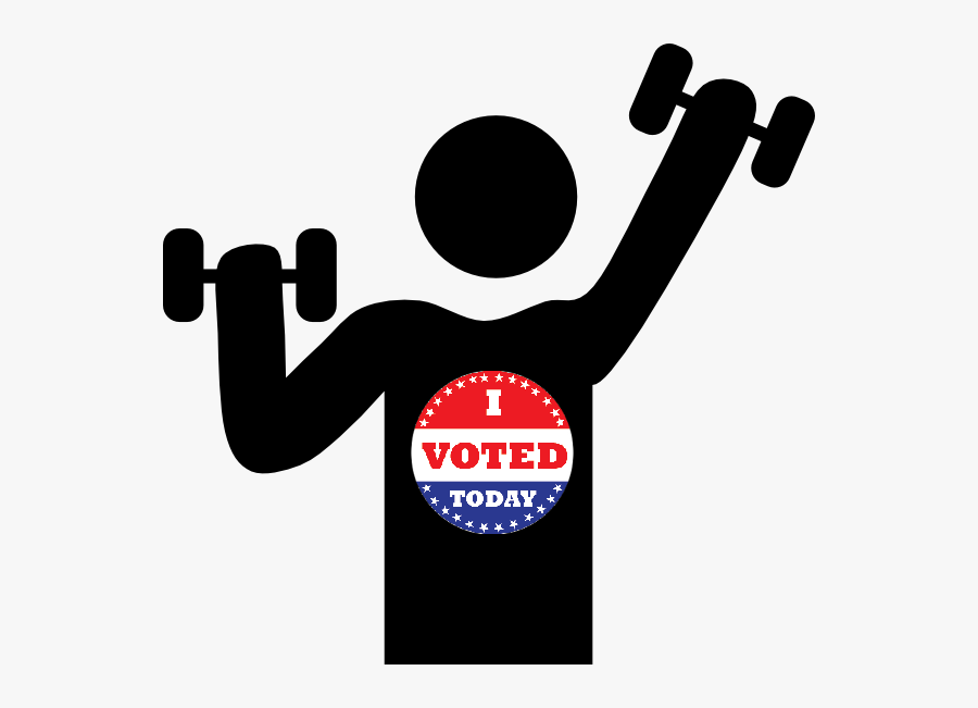 Flexing Our Muscles - Working Out Clipart Png, Transparent Clipart