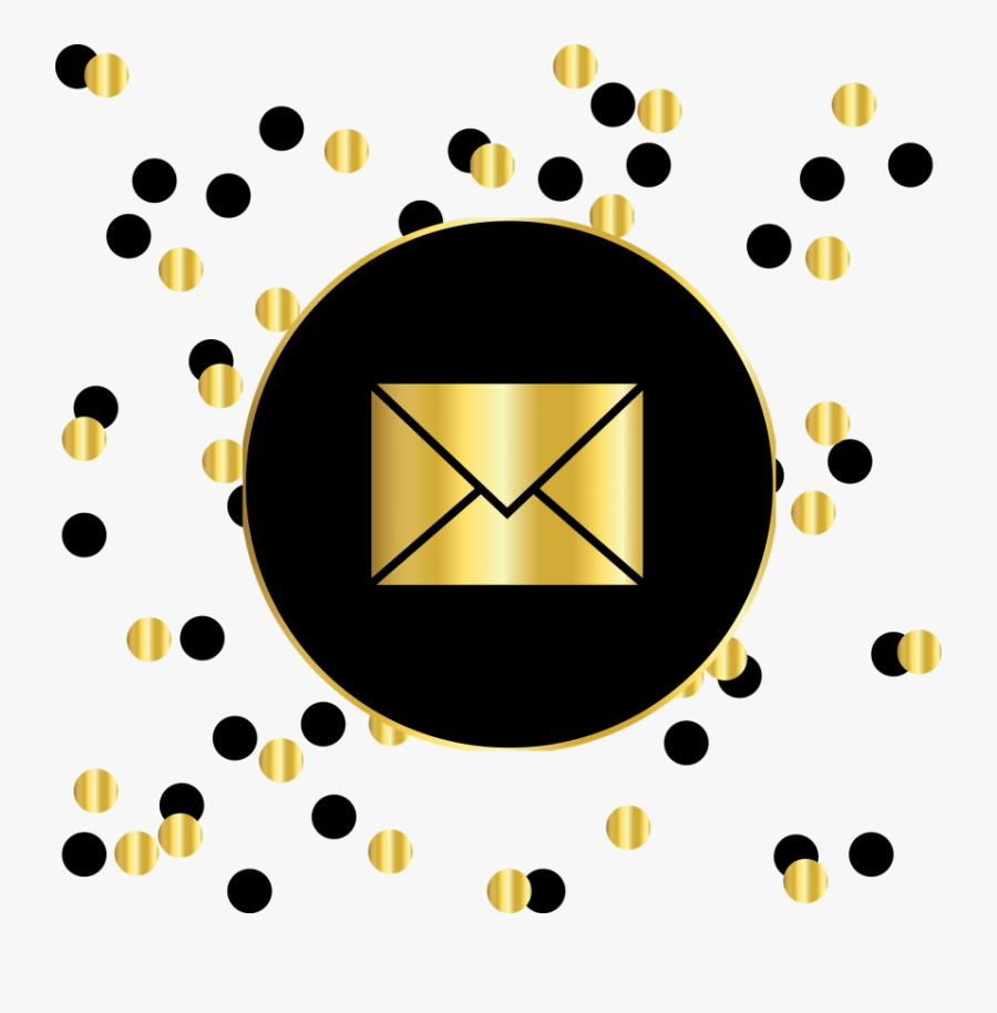 Black And Gold Instagram Icon, Transparent Clipart